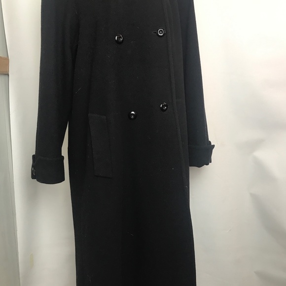 Donny Brook full length coat rabbit fur trim hood - Picture 10 of 11